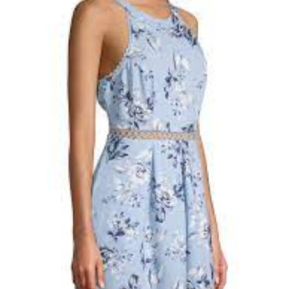 Speechless Sleeveless Cut Out Scoop Neck Floral Skater Summer Mini Dress… - Picture 5 of 15